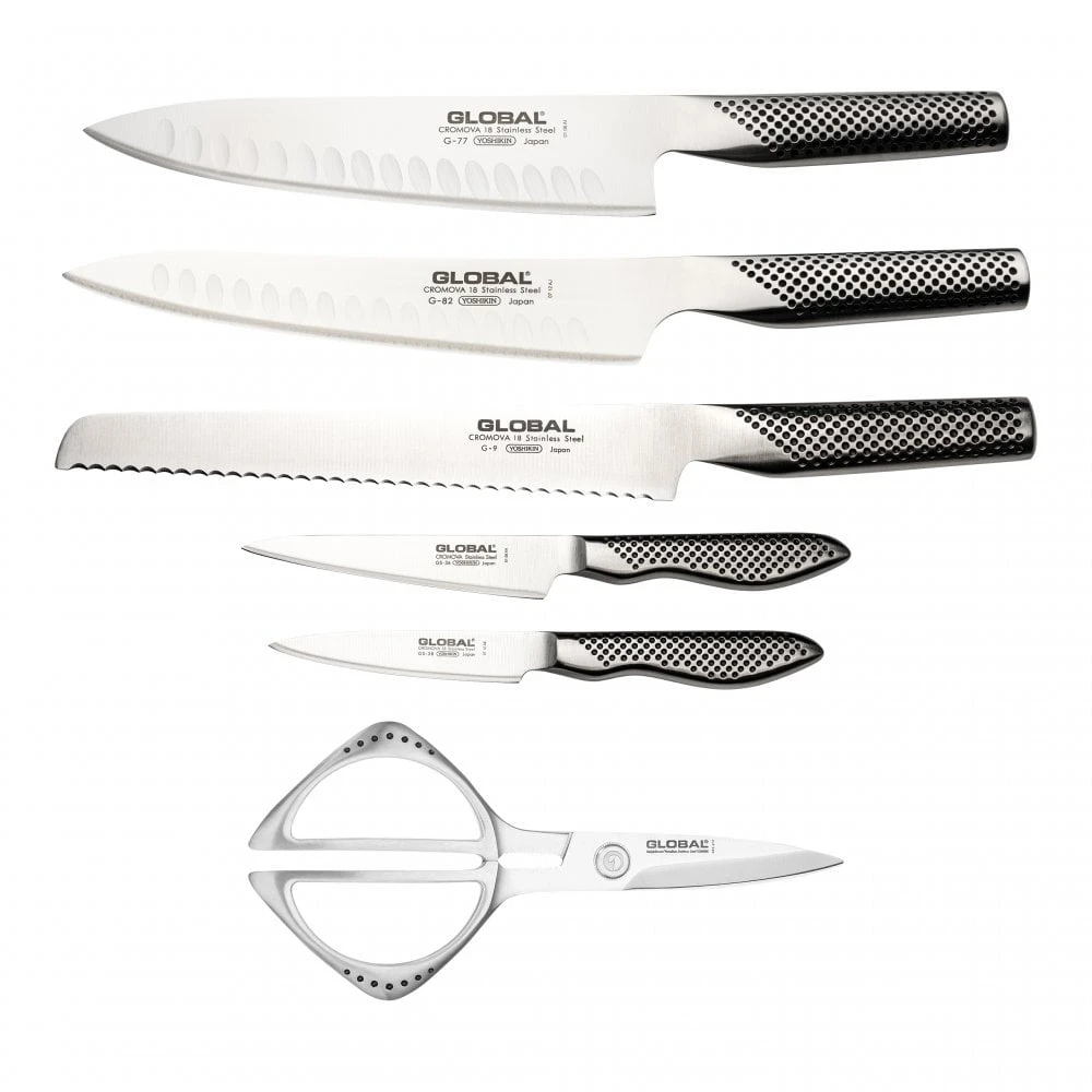 Global Classic Global Classic Engine Block 7pce Knife Block Set 2 Global Classic Global Classic Engine Block 7pce Knife Block Set - Image 2