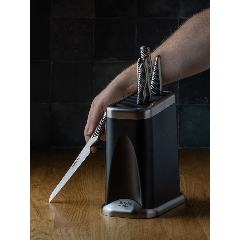 Global G-FIRE7B Fire-Hi 7 Piece Knife Block Set 4 Global G-FIRE7B Fire-Hi 7 Piece Knife Block Set - Image 4