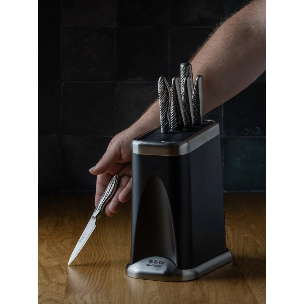 Global G-FIRE7B Fire-Hi 7 Piece Knife Block Set 8 Global G-FIRE7B Fire-Hi 7 Piece Knife Block Set - Image 8