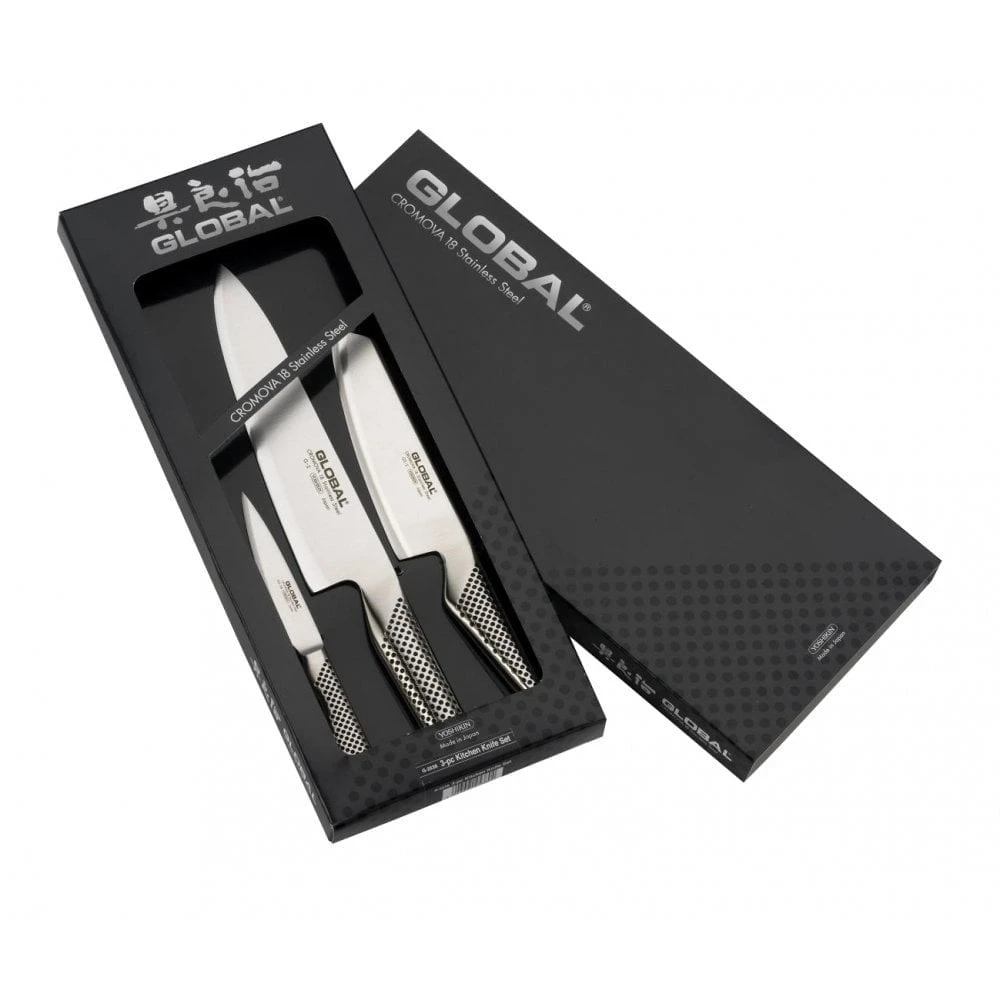 Global Knife Sets G-2538 3 Piece Boxed Knife Set 2 Global Knife Sets G-2538 3 Piece Boxed Knife Set - Image 2