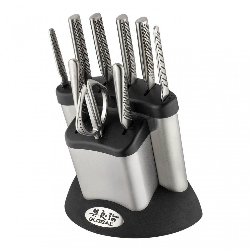 Global Knife Sets G-636/10B 10 Piece Knife Block Set 1 Global Knife Sets G-636/10B 10 Piece Knife Block Set