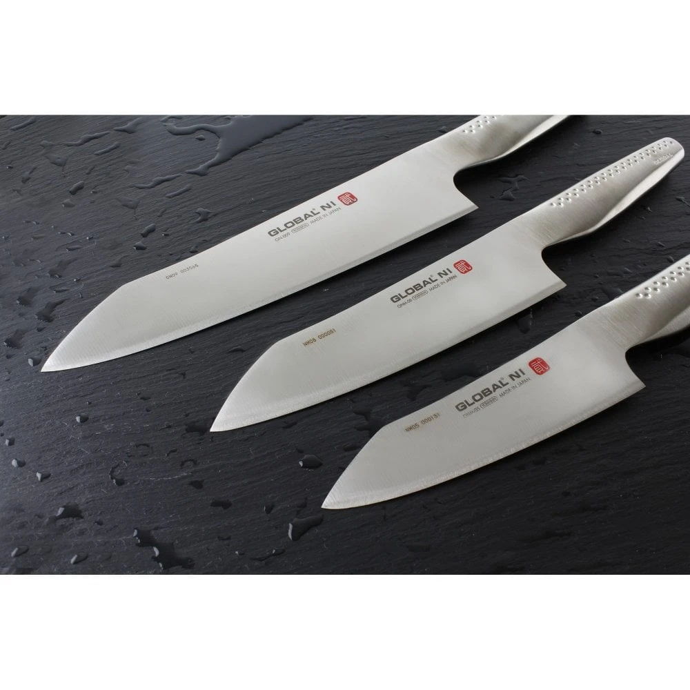 Global Ni 3 Piece Knife Set Including GN-002, GNM-01 & GNFS-01 7 Global Ni 3 Piece Knife Set Including GN-002, GNM-01 & GNFS-01 - Image 7