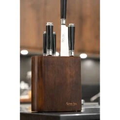 Katana Saya Pakkawood Katana Saya Pakkawood 6 Piece Knife Block Set 11 Katana Saya Pakkawood Katana Saya Pakkawood 6 Piece Knife Block Set -Edge Knife Pro Store katana saya pakkawood 6 piece knife block set p1417 11675 image