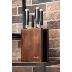 Katana Saya Pakkawood Katana Saya Pakkawood 6 Piece Knife Block Set 12 Katana Saya Pakkawood Katana Saya Pakkawood 6 Piece Knife Block Set -Edge Knife Pro Store katana saya pakkawood 6 piece knife block set p1417 11676 image