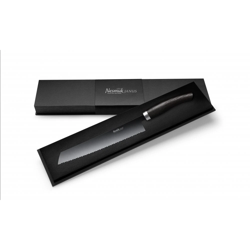 Nesmuk Janus Nesmuk Janus 27cm Bread Knife With Bog Oak Handle 2 Nesmuk Janus Nesmuk Janus 27cm Bread Knife With Bog Oak Handle - Image 2
