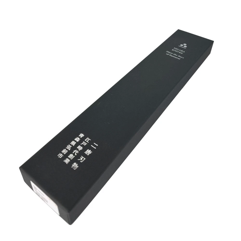 Nigara Hamono NIGH-02/T-ES Nigara Hamono SG2 Kurouchi Tsuchime 18cm Santoku 4 Nigara Hamono NIGH-02/T-ES Nigara Hamono SG2 Kurouchi Tsuchime 18cm Santoku - Image 4