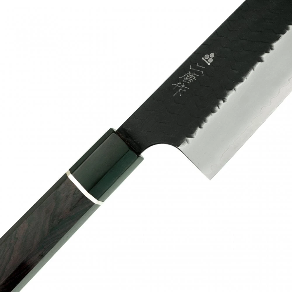 Nigara Hamono NIGH-03/T-ES Nigara Hamono SG2 Kurouchi Tsuchime 18cm Nakiri 2 Nigara Hamono NIGH-03/T-ES Nigara Hamono SG2 Kurouchi Tsuchime 18cm Nakiri - Image 2