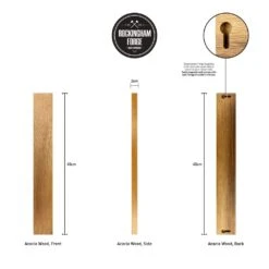 Rockingham Forge 45cm Magnetic Acacia Wood Knife Rack With Wall Fixings -Edge Knife Pro Store rockingham forge 45cm magnetic acacia wood knife rack with wall fixings p993 4451 image