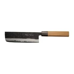 Shiro Kamo Shiro Kamo Aogami Black Kurouchi 16.5 Vegetable Knife