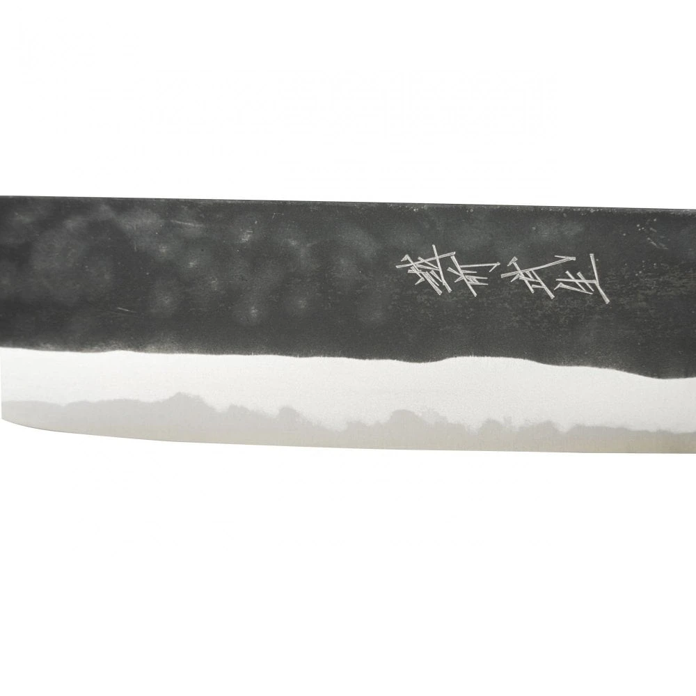 Shiro Kamo Shiro Kamo Aogami Black Kurouchi 16.5 Vegetable Knife 2 Shiro Kamo Shiro Kamo Aogami Black Kurouchi 16.5 Vegetable Knife - Image 2