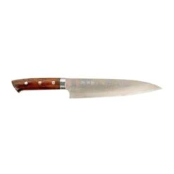 Takeshi Saji Takeshi Saji Rainbow Damascus 21cm Gyuto With Ironwood Handle