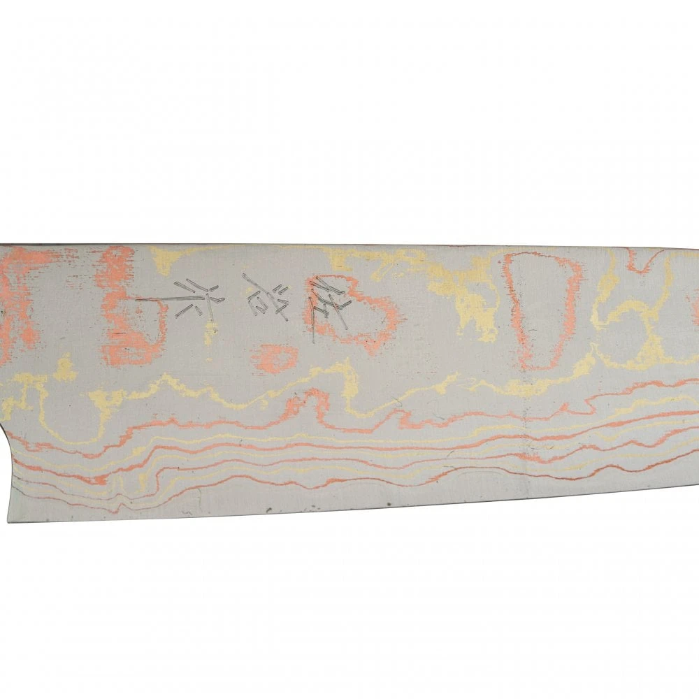 Takeshi Saji Takeshi Saji Rainbow Damascus 21cm Gyuto With Ironwood Handle 2 Takeshi Saji Takeshi Saji Rainbow Damascus 21cm Gyuto With Ironwood Handle - Image 2