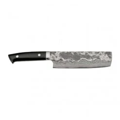 Takeshi Saji Takeshi Saji VG-10 Damascus 16.5cm Vegetable Knife With Black Mikarta Handle