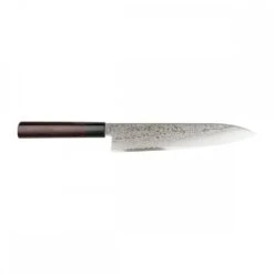 Yoshida Hamono Kyusakichi Kyusakichi 69 Layered Damascus ZA-18 Steel Blade 21cm Gyutou Knife